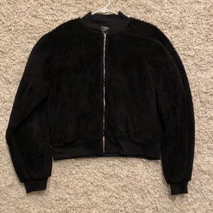 Express Faux Fur Bomber